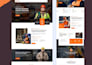elementor landing page for cleaning, roofing, plumbing  construction